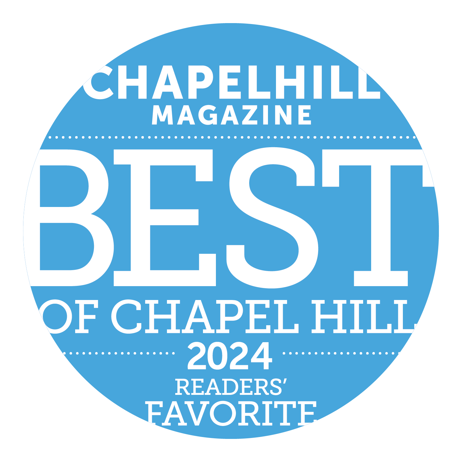 Best of Chapel Hill 2024 Readers' Favorite in Childcare Category