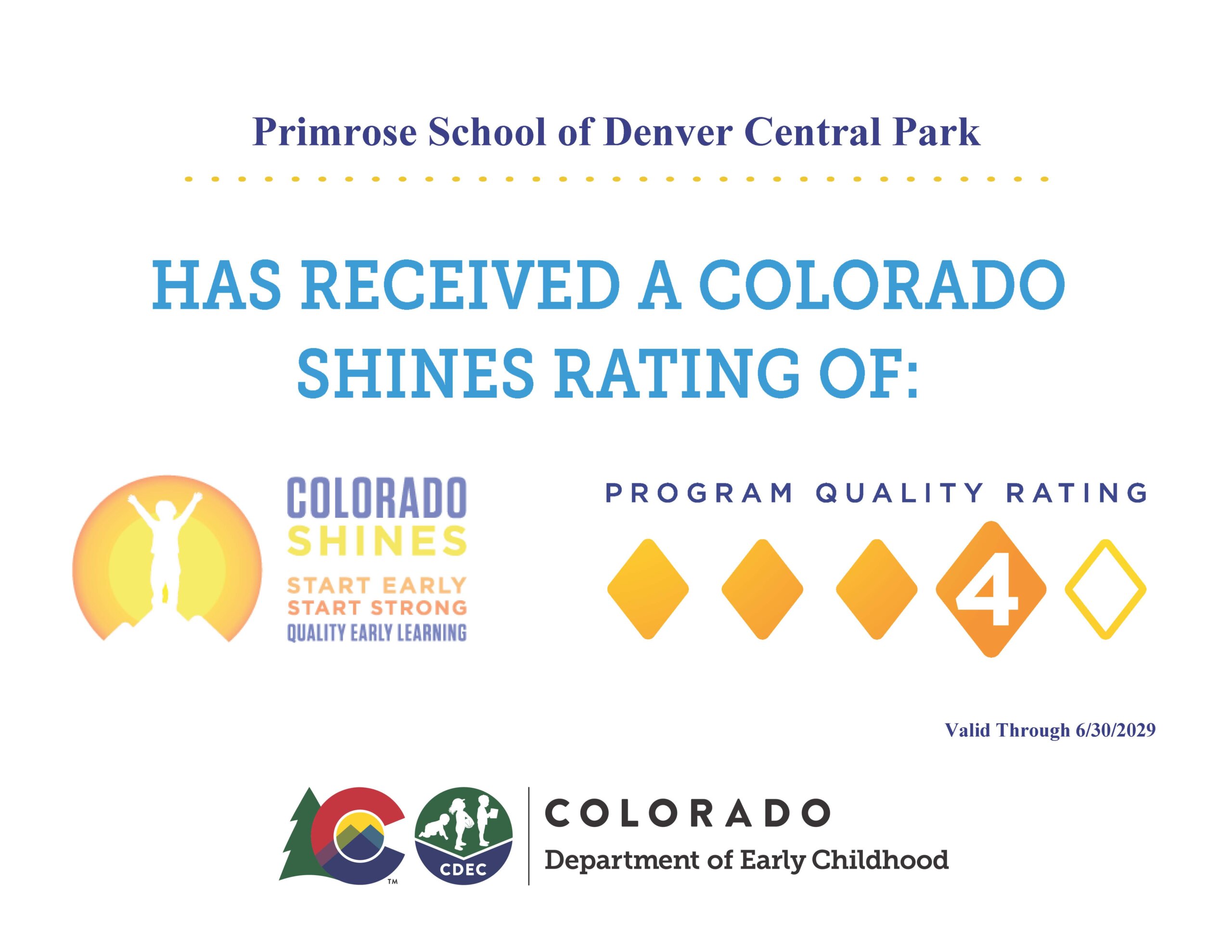 Primrose School of Denver Central Park
